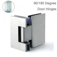 Door Hinges Heavy Duty 90 180 Degree Glass Door Cabinet Display Cabinet Stainless Steel Bathroom Accessories Glass Door Hinge