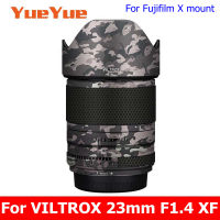 สำหรับ VILTROX AF 23มิลลิเมตร F1.4 XF (สำหรับ FUJI X Mount) ป้องกันรอยขีดข่วนกล้องสติ๊กเกอร์เสื้อห่อฟิล์มป้องกันร่างกายป้องกันผิวปก