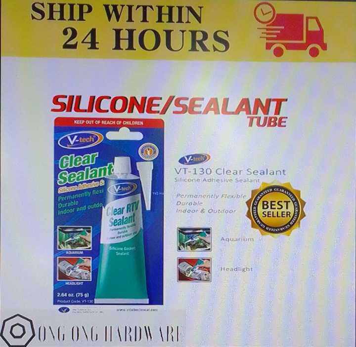 VTECH Clear RTV Sealant Silicone Gasket Sealant Lazada