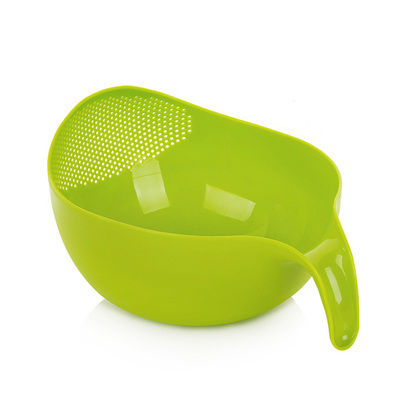 Kitchen Rice Colander Fruit Vegetable Beans Washing Filter Strainer Food Grade Plastic Basket Sieve Drainer Cleaning Gadget Tool