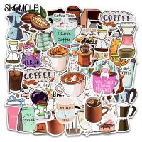 103050pcs Cute Cartoon Cup Of Coffee Stickers Girl Kawaii Laptop Bottle Bicycle Skateboard Luggage Decals Graffiti Sticker F52023