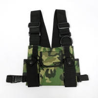 Streetwear Bag Unisex Black Functional Chest Rig Bags Military Adjustable Vest Hip-hop Chest Bag Woman Fashion Waist Packs HW714