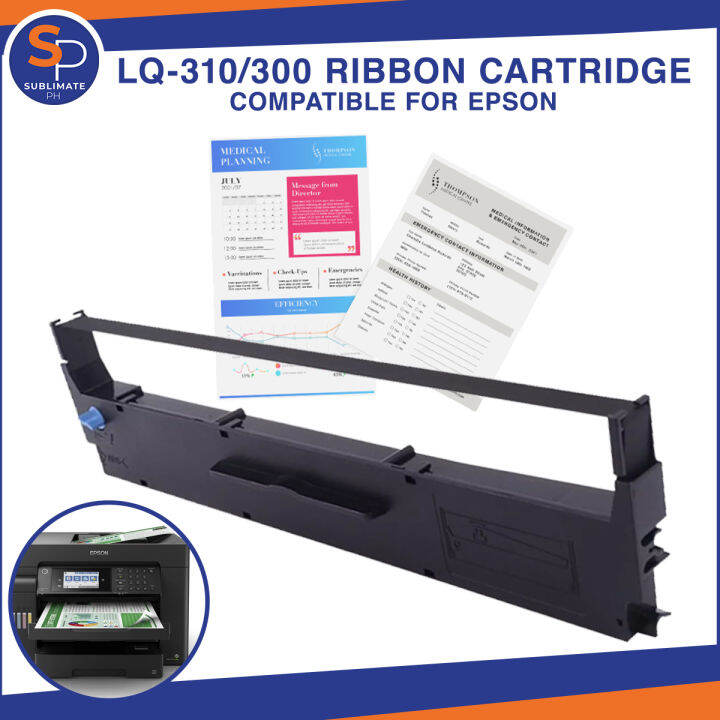 Epson Ribbon Cartridge for LQ310/LQ300 Dot Matrix Ribbon Cartridge