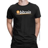 Bitcoin Crypto Cryptocurrency T Shirt MenS Cotton Funny T-Shirts Round Neck Tees Classic Short Sleeve Clothing Printed 【Size S-4XL-5XL-6XL】