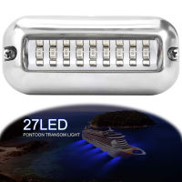 Submersible 27 Leds Boat Light IP68 Waterproof Underwater Marine Dock Fishing Night Light 12V Outdoor Led 3 Colors