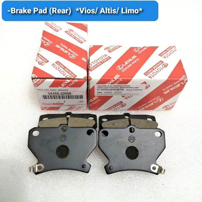 Brake Pad Rear Kanvas Kampas Rem Belakang Toyota Corolla Altis Lama Original Lazada Indonesia