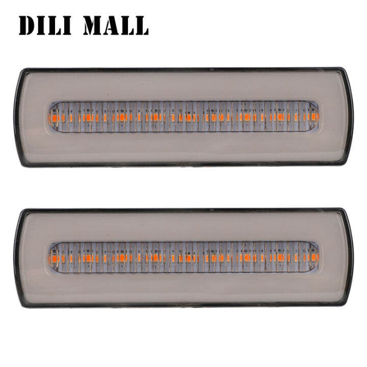 2ชิ้น40smd-led-rv-รถพ่วงหยุดไหลสัญญาณไฟเลี้ยวเบรคไฟท้ายด้านหลังบาร์ไฟหน้ารถ-ip67กันน้ำ