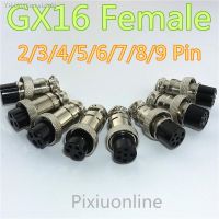 ❣ 1pc GX16 2/3/4/5/6/7/8/9 Pin Female 16mm Wire Panel Circular Aviation Connector Socket Plug L80-87 Sell At a Loss