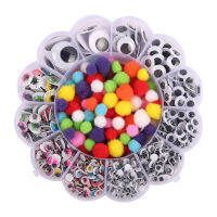 255930Pcs Self-Adhesive Wobbly Googly Eyes สำหรับ DIY Scrapbooking หัตถกรรมอุปกรณ์ตุ๊กตาอุปกรณ์เสริมตาของเล่นทำด้วยมือ