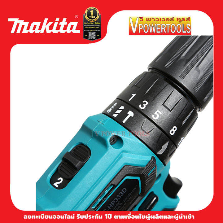 makita-hp330d-สว่านกระแทกไร้สาย-3-8-10-8v-พร้อมกล่อง-เครื่องเปล่า-ไม่รวมแบตเตอรี่-และ-แท่นชาร์จ-เจาะปูนได้