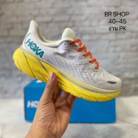 รองเท้าHoka One One Clifton 8 (36-45) 5 สี ขายดี พร้อมส่ง ทรงสวย ใส่สบาย ลดแรงกระแทกได้ดี รองเท้าวิ่ง รองเท้าออกกำลังกาย เหมาะสำหรับนักกีฬาชาย-หญิง 32A036 SUPER SALE [ -50% ] รับประกันสินค้าตรงปก