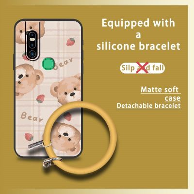 trend luxurious Phone Case For Infinix X660C/S5 Pro hang wrist protective Cartoon couple taste The New cartoon creative