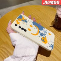 เคส JIUMOO สำหรับ Realme X50เคสซิลิโคนลายการ์ตูนรูปใบหน้ายิ้มของแท้ดีไซน์ใหม่เคสโทรศัพท์คลุมทั้งหมดกันกระแทกรูปแบบขอบสี่เหลี่ยมป้องกันเลนส์กล้องเคสนิ่ม