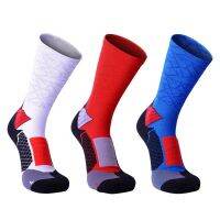 【CW】 Basketball Socks Men Tennis Soccer Cycleling Thickened Anti-skid Ankle Protection