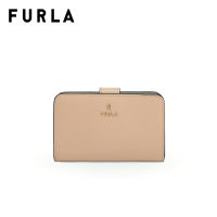 FURLA กระเป๋าสตางค์ผู้หญิง รุ่น CAMELIA M COMPACT WALLET CAMEO+BALLERINA i int.