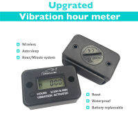 Wireless Digital Hour Meter Vition Waterproof Engine Motohours Meter LCD Display Auto Sleep with Replacable Battery rpm Meter2023