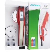 เครื่องพิมพ์ฉลาก DYMO เครื่องพิมพ์ดีด1610ด้วยตนเอง DYMO พร้อมเทปเติม2/7ม้วนเครื่องพิมพ์ฉลากด้วยตนเองสำหรับ MOTEX E101 Dymo 12965 Labeller