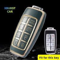 Auto SHELL FOB Holder Protector สำหรับ Hyundai Genesis GV70 GV80 GV90 2020 2021 2022 TPU รถ Key Case พวงกุญแจอุปกรณ์เสริม