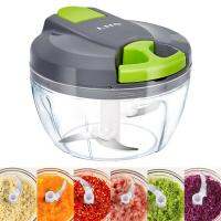 Manual Food Chopper Processor Vegetable Meat Fruits Cutter Shredder Garlic Onion Choppers for Men Kitchen Gadgets