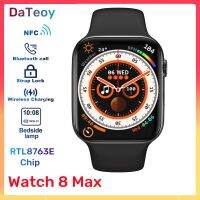 ZZOOI DaTeoy Watch 8 Max 2.02" Full Screen Smart Watch Series 8 428*518 Resolution NFC BT Call IP68 Waterproof Smartwatch 100+ Sports