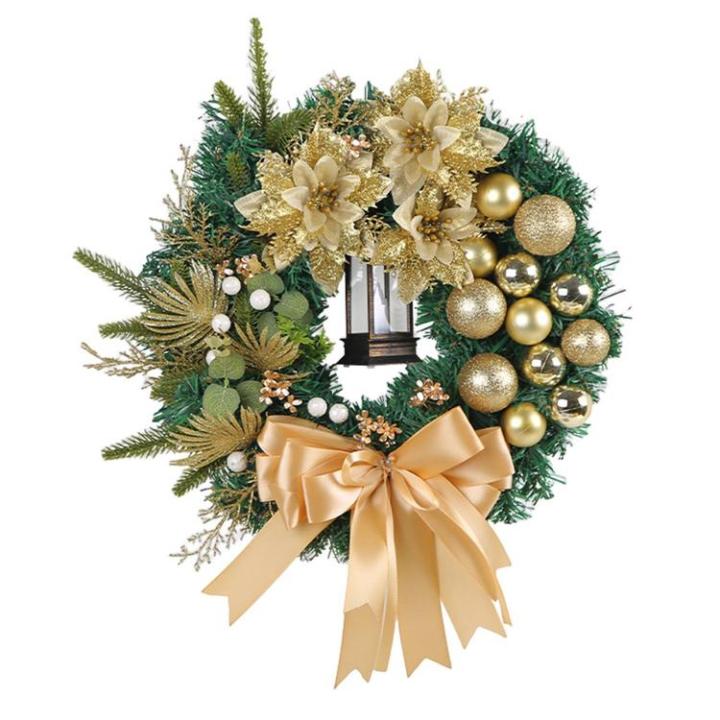 Christmas Wreaths For Front Door Decorations Wreaths With Lights ...