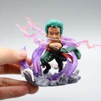 โมเดลตัวการ์ตูนวันพีช ฟิกเกอร์ Roronoa Zoro โรโรโนอา โซโล Zoro Santoryu Ogi (Ichidai Sanzen Daisen Sekai Ver.) One Piece GK Figure Haki บรรจุอยู่ในกล่องพีวีซี