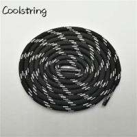 Coolstring 5.5มม. สายเชือกรองเท้ากีฬาสีดำสีขาวเชือกผูกรองเท้าสีแดงลำลอง Unisex Bootlaces สำหรับรองเท้าผ้าใบ Clunky รองเท้าคุณพ่อ