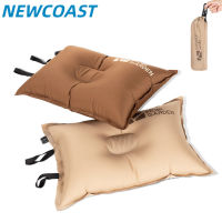 NewCoast หมอนท่องเที่ยวกลางแจ้งป้องกันคอหมอนเป่าลมอัตโนมัติสบายอุปกรณ์ตั้งแคมป์เดินป่าท่องเที่ยว