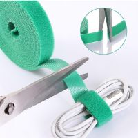 1M/5M Nylon Cable Ties Organizer Cord Winder Strap USB Cable Holder Protector Earphone Mouse Wire Management For Home Office Cable Management