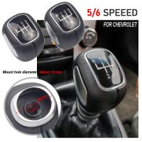 5/6 Speed Gear Shift Knob For Chevrolet Cruze 2009 2010 2011 2012 2013 2014 2015 PU Leather Gear Shifter Head Handle Lever Stick