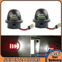 【 AM?ป้ายป้ายทะเบียน LED หลอดนีออนสีแดงอ่อนสำหรับฟอร์ดปิ๊กอัพ F150 F250 F350ไฟป้ายทะเบียน LED