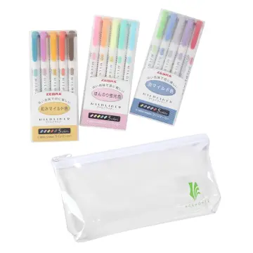 Zebra Mildliner Soft Color Double-Sided Highlighter Pens Deep, Warm & Cool (3 Pack Sale)