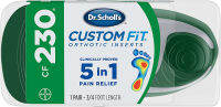 Dr. Scholls Custom Fit Orthotic Inserts, CF 230