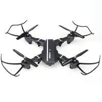 โดรนบังคับ โดรนติดกล้อง RC Quadcopter ขนาดเล็ก น้ำหนักเบา รุ่นพับขา ล็อคความสูง ตีลังกาได้ 360 องศา ดูภาพสดได้ผ่านมือถือ กล้องชัด 2 ล้าน Pixel