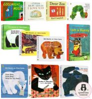 (11เล่ม) หนังสือเด็ก หนังสือภาษาอังกฤษ หนังสือนิทาน หนังสือภาพ กระดาษแข็งทุกหน้า Brown bear