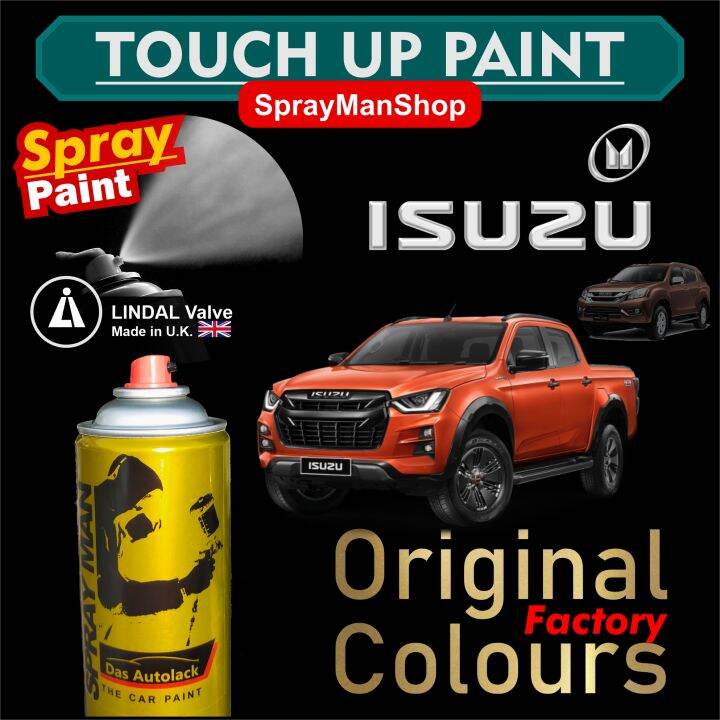 Isuzu Touch Up Paint (UK) Lindal Aerosol Valve 400ml Spray Paint All