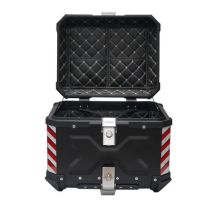 45L ABS TOP CASE Motorcycle Tail Box Luggage Rear Trunk Bracket for Adventure Motorcycle Trunk Rear Box 오토바이 리어백