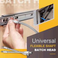 [Old A Hardware] 200/300มม. Universal Soft Shaft Batch Head สำหรับสว่านไฟฟ้าผู้ถือบิต1/4 Hex Shank ยืดหยุ่น Extension Rod ไขควงอะแดปเตอร์