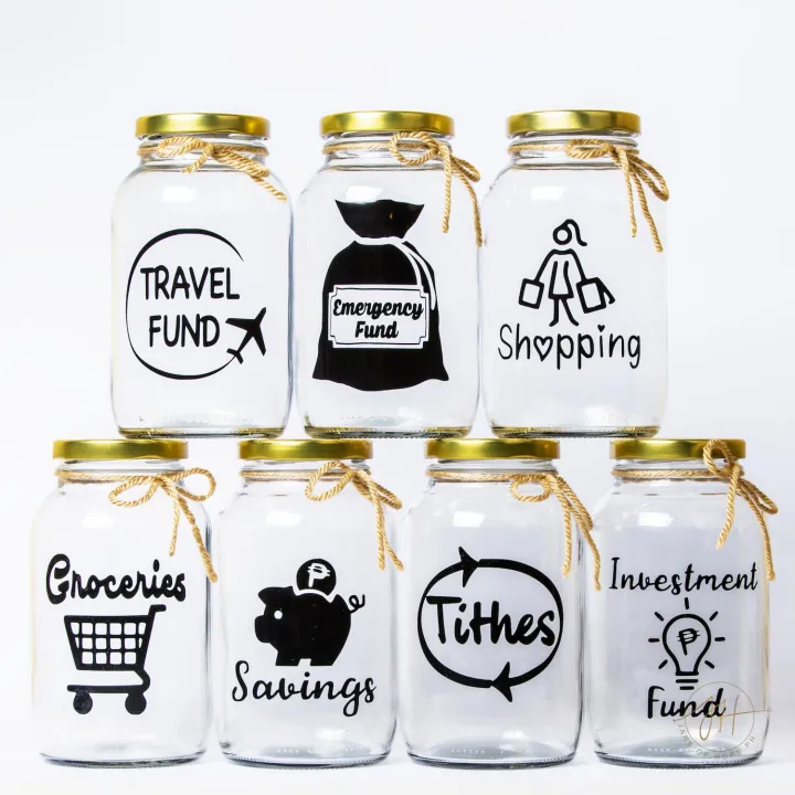 7 Money Management Jars (Model 02) Lazada PH