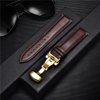 Soft Genuine Leather Watchbands with Automatic Buckle Bracelet 18mm 20mm 22mm 24mm Men Women Casual Business Watch Straps