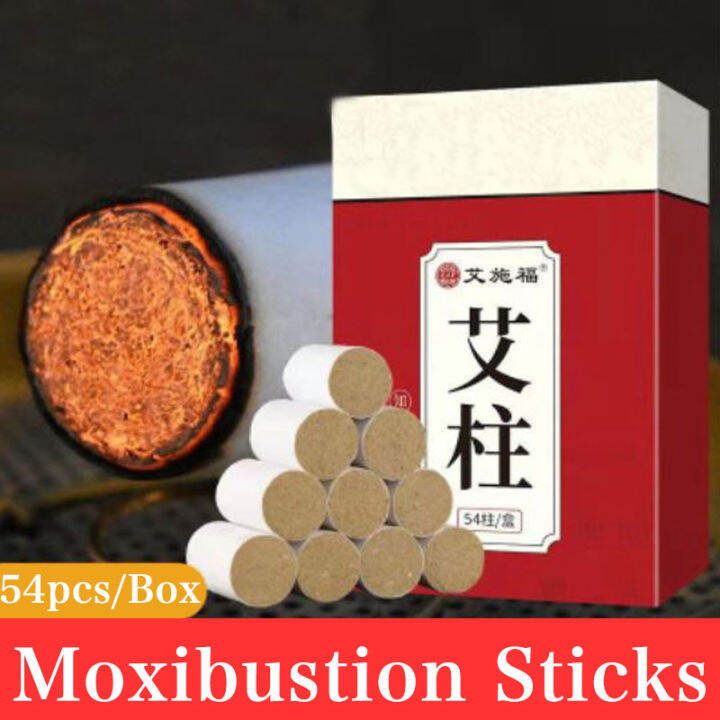 Elitrend 54pcs Moxibustion Sticks Muscle Back Waist Shoulder Pain Pain