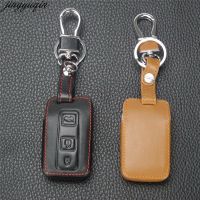 gthrrftdb Jingyuqin 2/3/4 Buttons Remote Folding Leather Car-Styling Key Cover Case For Toyota Camry Solara Avalon RAV4 Prius Celica