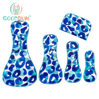 Goodbum Blue Ocean Set Bamboo Charcoal Sanitary Waterproof Pad Washable Panty Liner Sanitary Napkin