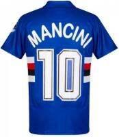 1990 1991 Sampdoria Retro Vialli Mancini Vintage T Shirts football jersey เสื้อฟุตบอล เสื้อบอล เกรด player เสื้อบอล เสื้อบอลย้อนยุค เสื้อบอลยอนยุค90