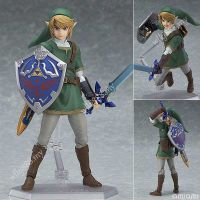 โมเดลฟิกเกอร์ The Legend of Zelda Figma 153 Link 320 deluxe edition Change Face Anime Articulado ของเล่นสําหรับเด็ก