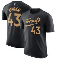 หมายเลข7 Kyle Lowrys No. 43 Passcal Siakam No. 2 Kawhi Leonards Toronto Raptor-S เสื้อบาสเก็ตบอลเสื้อยืดกีฬาสำหรับผู้ชายผู้หญิง NBA หลวมผ้าฝ้ายแขนสั้น0000