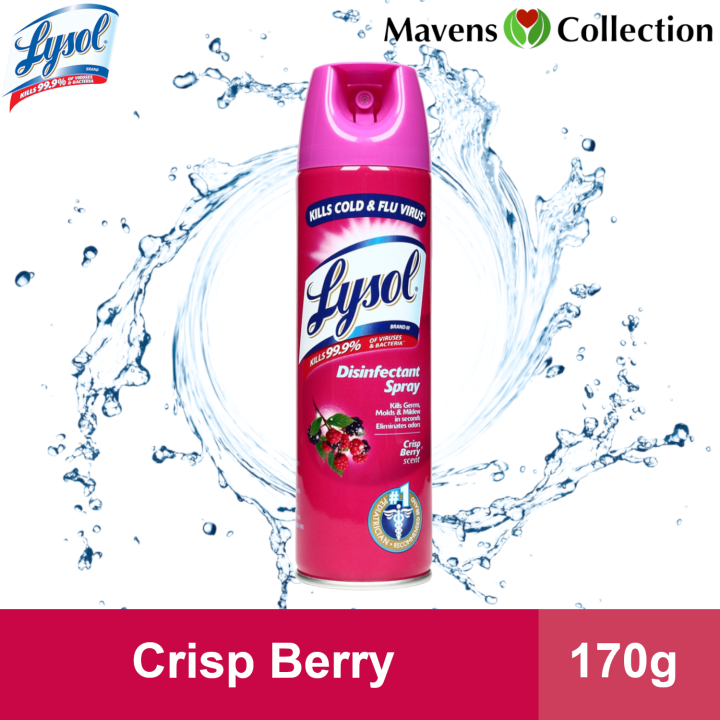 (October 2023 expiration date) Lysol Disinfectant Spray Crisp Berry