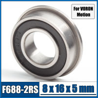 F688RS แบริ่ง8X16X5มิลลิเมตร ABEC-7 10ชิ้น F688-2RS หน้าแปลนลูกปืนสำหรับ VORON 0เคลื่อนไหว,ใช้ใน AB หน่วยไดรฟ์ Idlers XY ร่วม