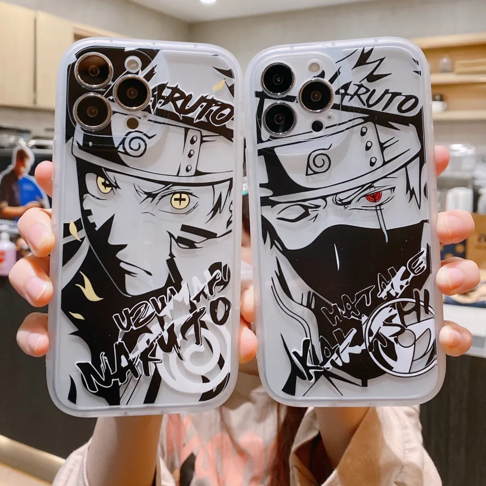 Iphone 14 pro max caso sasuke sakura folha macia aldeia brinquedos  transparente ninja naruto 13 12 11 x xr xs8 7plus/caso anime silicone -  AliExpress