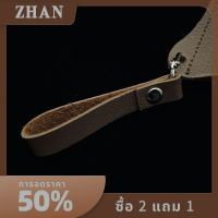 ZHAN มีดพับชั้นแรก PU หนัง cowhide มีดตรงกรณีปลอกมีดปก